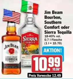 HIT Jim Beam Bourbon, Southern Comfort oder Sierra Tequilla Angebot