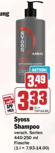 HIT Syoss Shampoo Angebot
