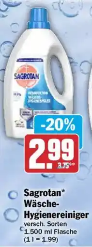 HIT Sagrotan Wäsche Hygienereiniger Angebot