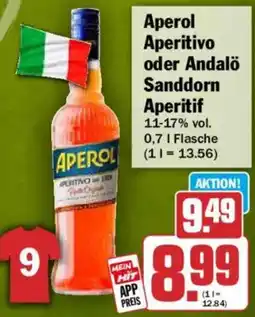 HIT Aperol Aperitivo oder Andalö Sanddorn Aperitif Angebot
