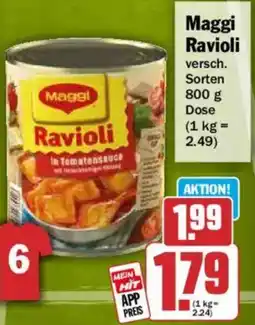 HIT Maggi Ravioli Angebot