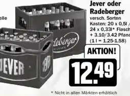 HIT Jever oder Radeberger Angebot