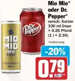 HIT Mio Mio oder Dr. Pepper Angebot
