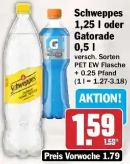 HIT Schweppes oder Gatorade Angebot
