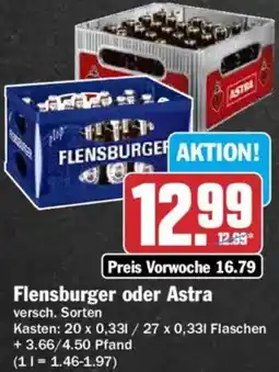 HIT Flensburger oder Astra Angebot
