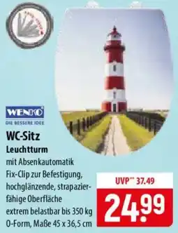 Famila Nord Ost WENKO WC-Sitz Leuchtturm Angebot
