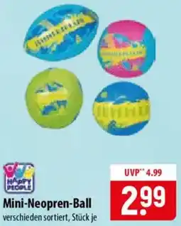 Famila Nord Ost HAPPY PEOPLE Mini-Neopren-Ball Angebot