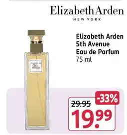 Rossmann Elizabeth Arden 5th Avenue Eau de Parfum 75 ml Angebot