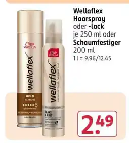 Rossmann Wellaflex Haarspray oder -lack Angebot