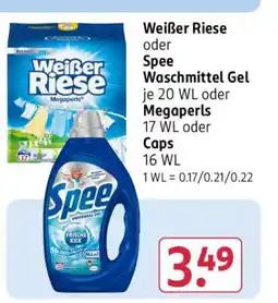 Rossmann Spee Waschmittel Gel Angebot