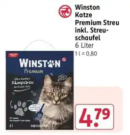 Rossmann Winston Katze Premium Streu inkl. Streuschaufel Angebot