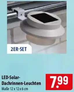 Famila Nord Ost LED-Solar Dachrinnen-Leuchten Angebot