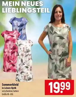 Famila Nord Ost Sommerkleid in Leinen-Optik Angebot