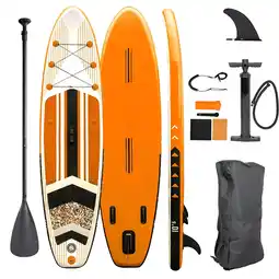 Netto Marken-Discount e4fun Stand Up Paddle Board 320 x 81 x 15 cm orange Angebot