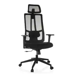 Netto Marken-Discount hjh OFFICE Profi Bürostuhl TRAMORE Stoff / Netzstoff mit Armlehnen Angebot