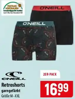 Famila Nord Ost ONEILL Retroshorts garngefärbt Angebot