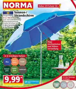 Norma Solax Sunshine Sonnen-/Strandschirm Angebot