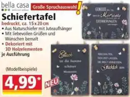 Norma bella casa Schiefertafel Angebot