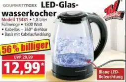 Norma GOURMETmaxx LED-Glaswasserkocher Angebot