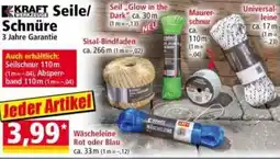 Norma KRAFT WERKZEUGE Seile/ Schnüre Angebot
