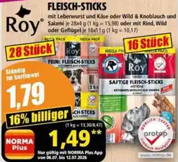 Norma Roy Fleisch-sticks Angebot
