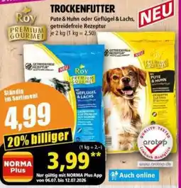 Norma Roy premium gourmet trockenfutter Angebot