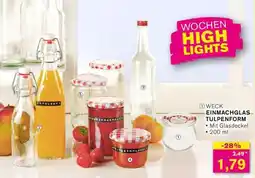 KODi WECK EINMACHGLAS TULPENFORM Angebot