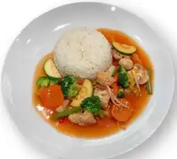 Scheck-in-Center Scheck-in Center Süß-Sauer Gemüse knackiges in süß-saurer Sauce mit Duftreis Angebot