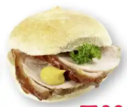 Scheck-in-Center Scheck-in Center Schweinekrustenbraten im Brötchen Angebot