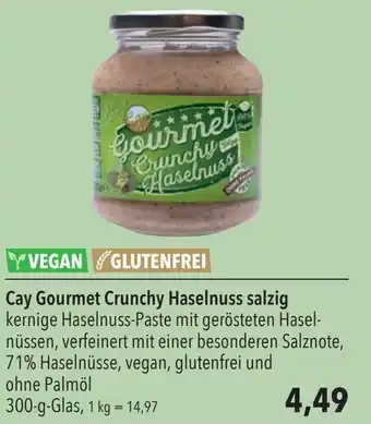 CITTI Markt Cay Gourmet Crunchy Haselnuss Salzig 300-g-Glas Angebot