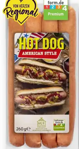 Scheck-in-Center Hofglück Hot Dog American Style Angebot