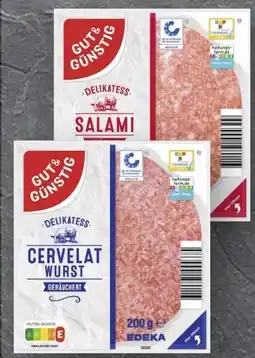 Scheck-in-Center Gut & Günstig Delikatess-Salami Angebot