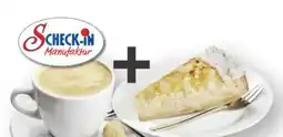 Scheck-in-Center Scheck-in Manufaktur Tasse Kaffee+1 Stück Apfelrahmkuchen Angebot