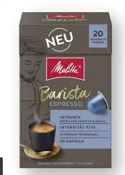 Scheck-in-Center Melitta Barista Kapseln Espresso Angebot
