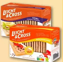 REWE Center Leicht&Cross Knusperbrot vegan Angebot