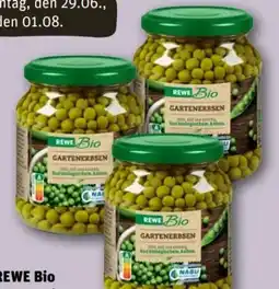 REWE Center Rewe Bio Gartenerbsen Angebot