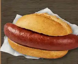 REWE Center Feuerrindswurst im Brötchen Angebot