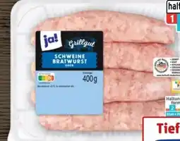 REWE Center ja! Bratwurst Angebot