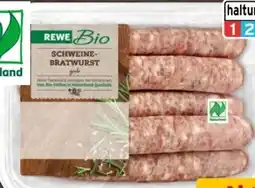 REWE Center Rewe Bio Schweine Bratwurst Angebot