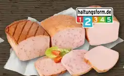 REWE Center Metzgerei Wilhelm Brandenburg Bayerischer Leberkäse-Aufschnitt Angebot