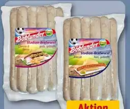 REWE Center Böklunder Stadion-Bratwurst Angebot
