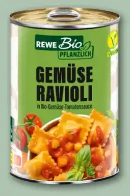 REWE Center Rewe Bio + vegan Gemüseravioli Angebot