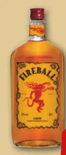 REWE Center Fireball Liqueur Blended with Cinnamon & Whisky Angebot
