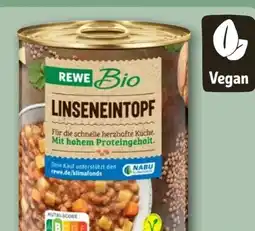 REWE Center Rewe Bio Linseneintopf Vegan Angebot