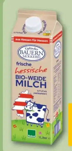 REWE Center Upländer Bauern Molkerei Faire Bio Weidemilch Angebot