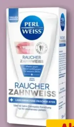 REWE Center Perlweiss Zahncreme Raucher Zahnweiß Angebot