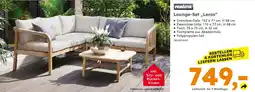 Globus Baumarkt PRIMASTER Lounge-Set „,Leros" Angebot