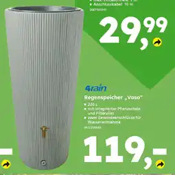 Globus Baumarkt 4rain Regenspeicher,,Vaso" Angebot