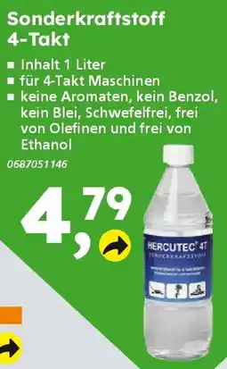Globus Baumarkt HERCUTEC 4T Sonderkraftstoff 4-Takt Angebot