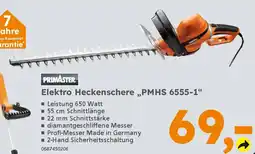 Globus Baumarkt PRIMASTER Elektro Heckenschere „PMHS 6555-1" Angebot
